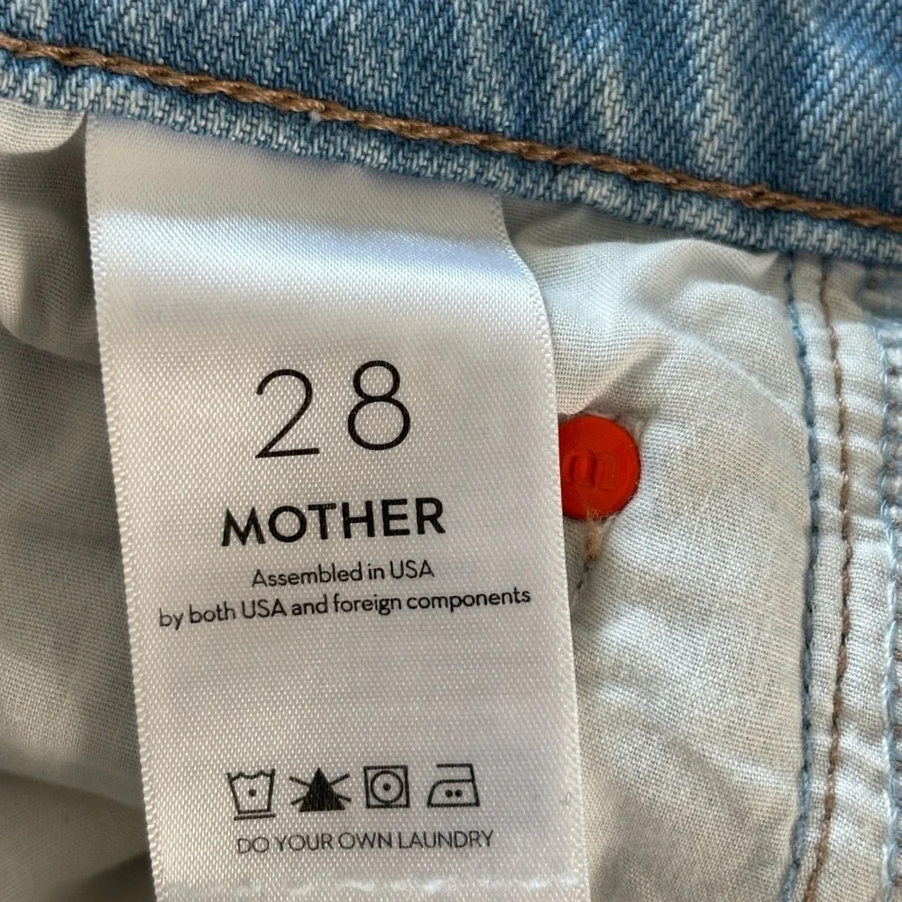 MOTHER SNACKS! Fun Dip Puddle Jean High Waisted Denim  Color: Lost of Nibbles